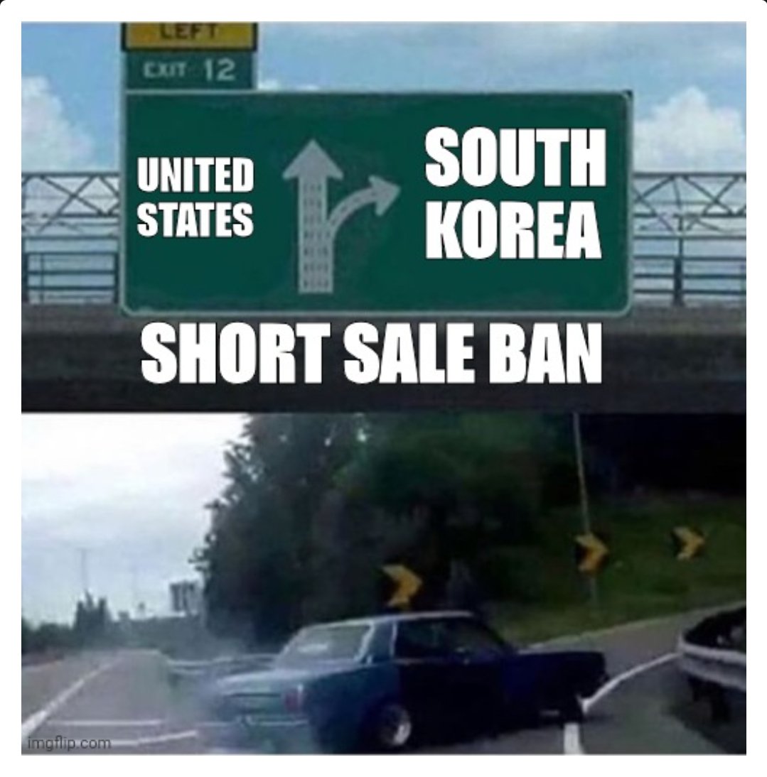 hippie_funny's tweet photo. #SouthKorea got it going on
Wen #ShortSaleBan USA 🇺🇸 @GaryGensler #Guzzler #FatPockets #BloodMoney #POS
END Stock Market Manipulation
#APESNOTLEAVING #AMC #GME https://t.co/lrZH4ntYWX