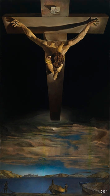 Today, Dali’s famous ‘Christ of Saint John of the Cross’ goes on display at the Dalí Theatre-Museum, Spain. Returning to Dali’s native country for the first time since 1951, it forms the centre of an exhibition exploring its creation, which runs until the end of April 2024.