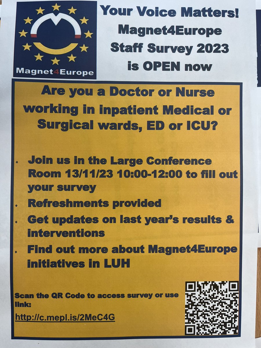 MagnetLUH's tweet photo. Make sure your voice is heard in the Magnet4Europe staff survey 2023. Join us for breakfast on 13/11/23, fill out your survey and find out more about ongoing and future initiatives. See you there! https://t.co/pZDit2xRJA