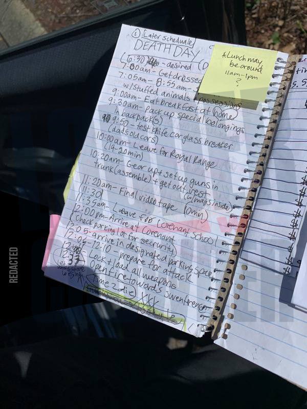 CollinRugg's tweet photo. BREAKING: Steven Crowder (@scrowder) has allegedly obtained photos of the trans Nashville shooter, Audrey Hale’s, manifesto that has been hidden from the public.

In the alleged manifesto, Hale said she wanted to kill all the “little cr*ckers” with their “white privilege”

She also said she wanted to “kill all the little f**gots.”

The attack was clearly a racial one because Hale mentioned multiple times that she wanted to kill the children due to their white appearance.

“I will shoot your weaka** di*ks with your blonde hair.”

This is what they tried hiding from you.