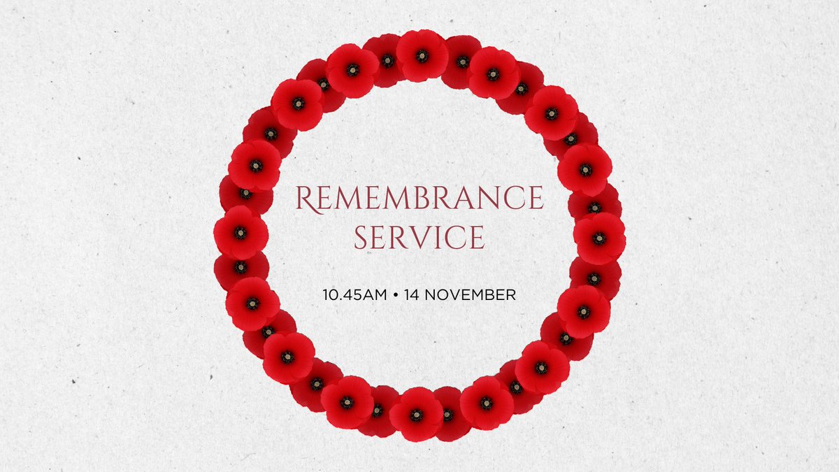 The Service of Remembrance @UniStrathclyde will take place on Tuesday 14 November from 10.45am at the University's War Memorial, Royal College building, George Street. It will be led by one of our Humanist Chaplains. All are welcome to attend. #Remembrance