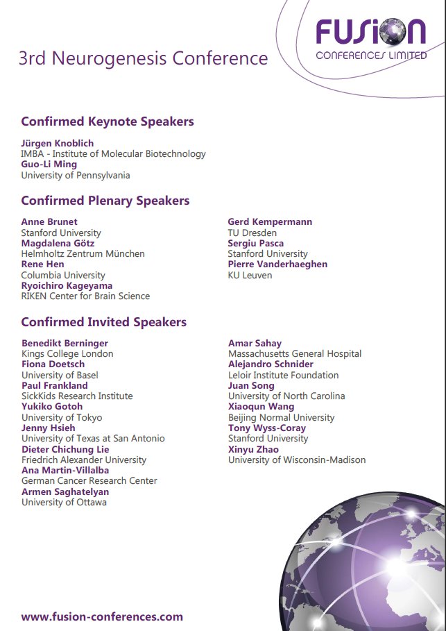 Exciting news for #Neuroscience enthusiasts! 🧠
We're thrilled to announce that the programme for #Neurogen24 is now available. 
Don't miss the opportunity to connect with incredible speakers, gain knowledge, and be a part of something big. Check it out➡️ fusion-conferences.com/conference/153