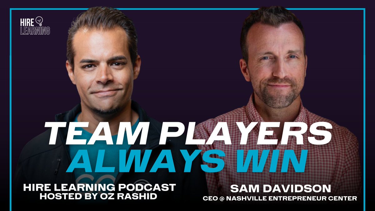 MSHtalent's tweet photo. The power of one is never as great as the power of 10. 🚀 

On last week's episode of Hire Learning, Oz Rashid talked to Sam Davidson, the CEO at the @entrecenter.

Listen to their convo about all things hiring &amp; community here 👇

https://t.co/cjobCPhwCJ
https://t.co/AoOP1b1R0z https://t.co/h832c7wCza