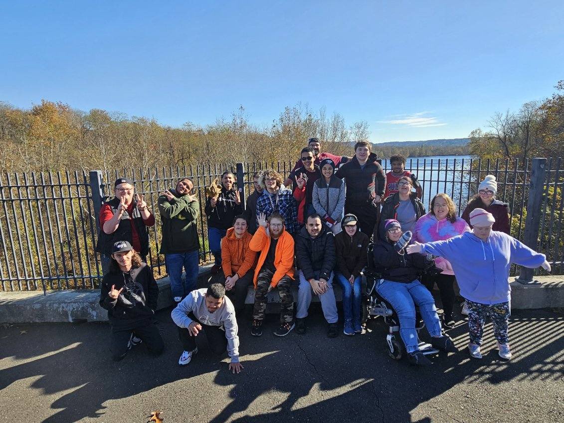 On Friday we had a beautiful walk on the Farmington Canal trail! #lifeskills #transition