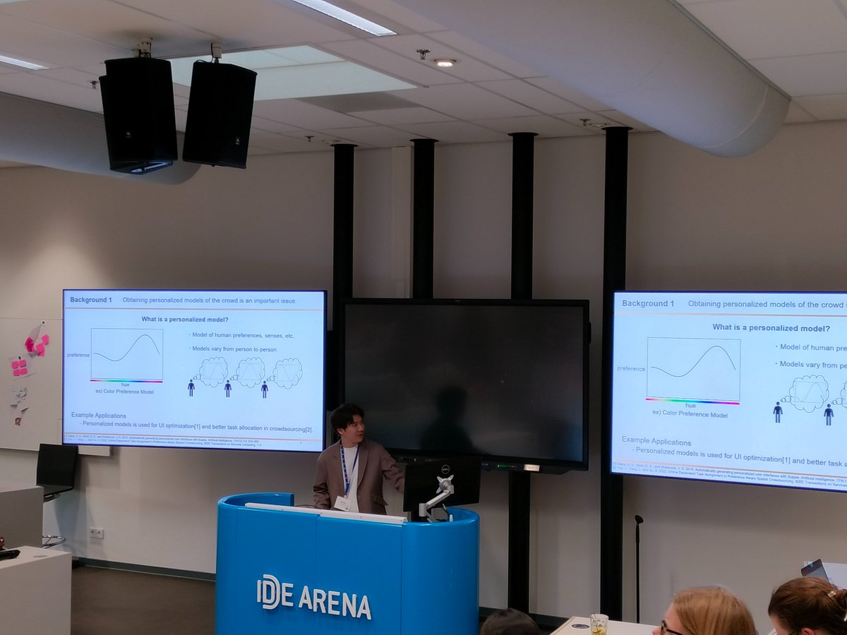 hcomp_conf's tweet image. 📚 In the third paper session at #HCOMP2023 and #CI2023, we delved into Crowd Modeling and Optimization. The researchers demonstrated how they harnessed human knowledge and transformed it into a theoretical model. The insights shared were truly inspiring! 🧠 #CrowdModeling