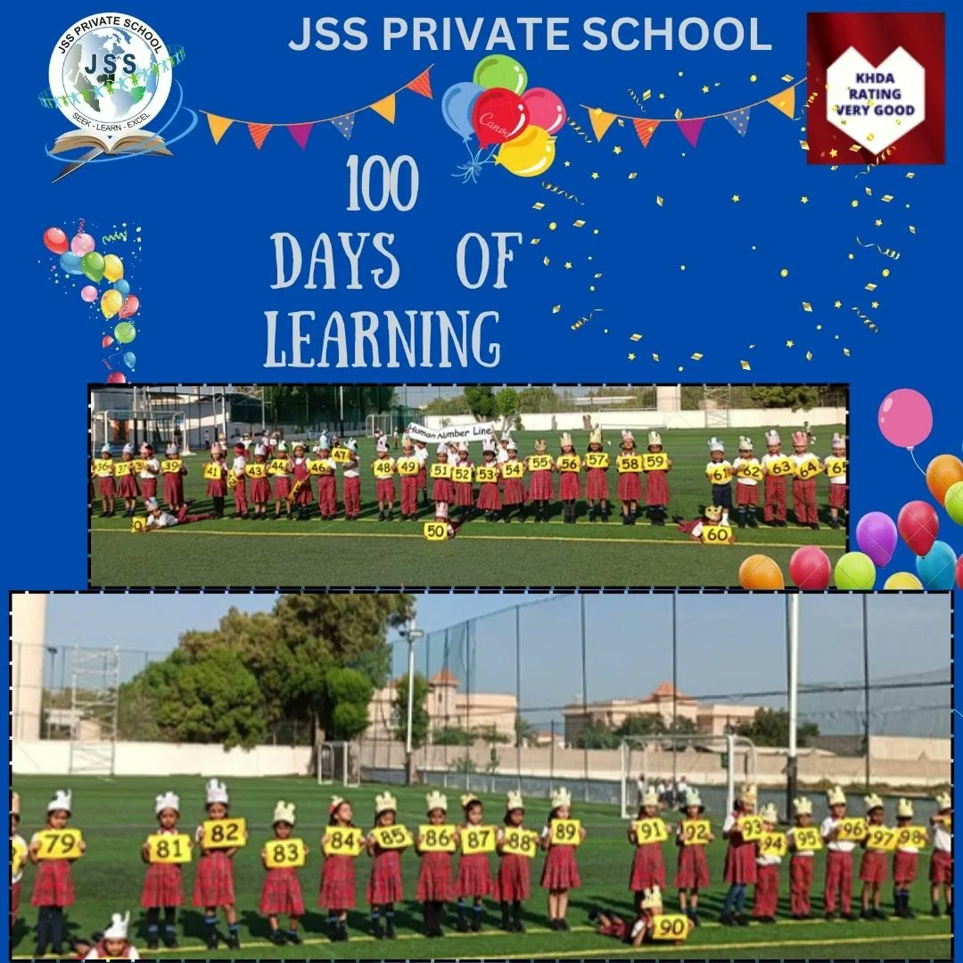 happinessjssps's tweet image. The celebration of 100th day of school provided a great opportunity for our Kindergarteners to repesent number 100 through their creative projects. @sureshbhojraj  
#100daysoflearning #100days #kindergarten #jssps #khda #math #skills #KHDA