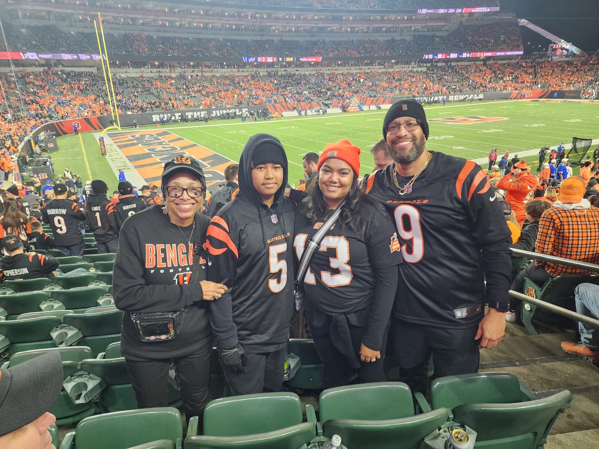A night to remember!  It was perfect! I love my city and my team. WHO DEY ALL DEY! ❤️🙏🏽💯🐅 #RuleTheJungle    #CINvsBUF #Bengals #WhoDey #WhoDeyNation