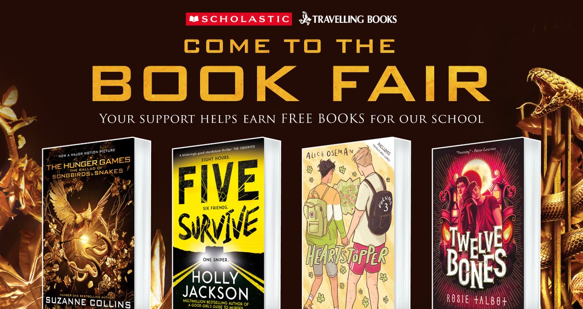 The school library will be hosting its Scholastic Book Fair from Tuesday 7 - Monday 13 November. This will take place every lunchtime and students can purchase new books from an exciting array of titles with a discount of £1 (cash only).