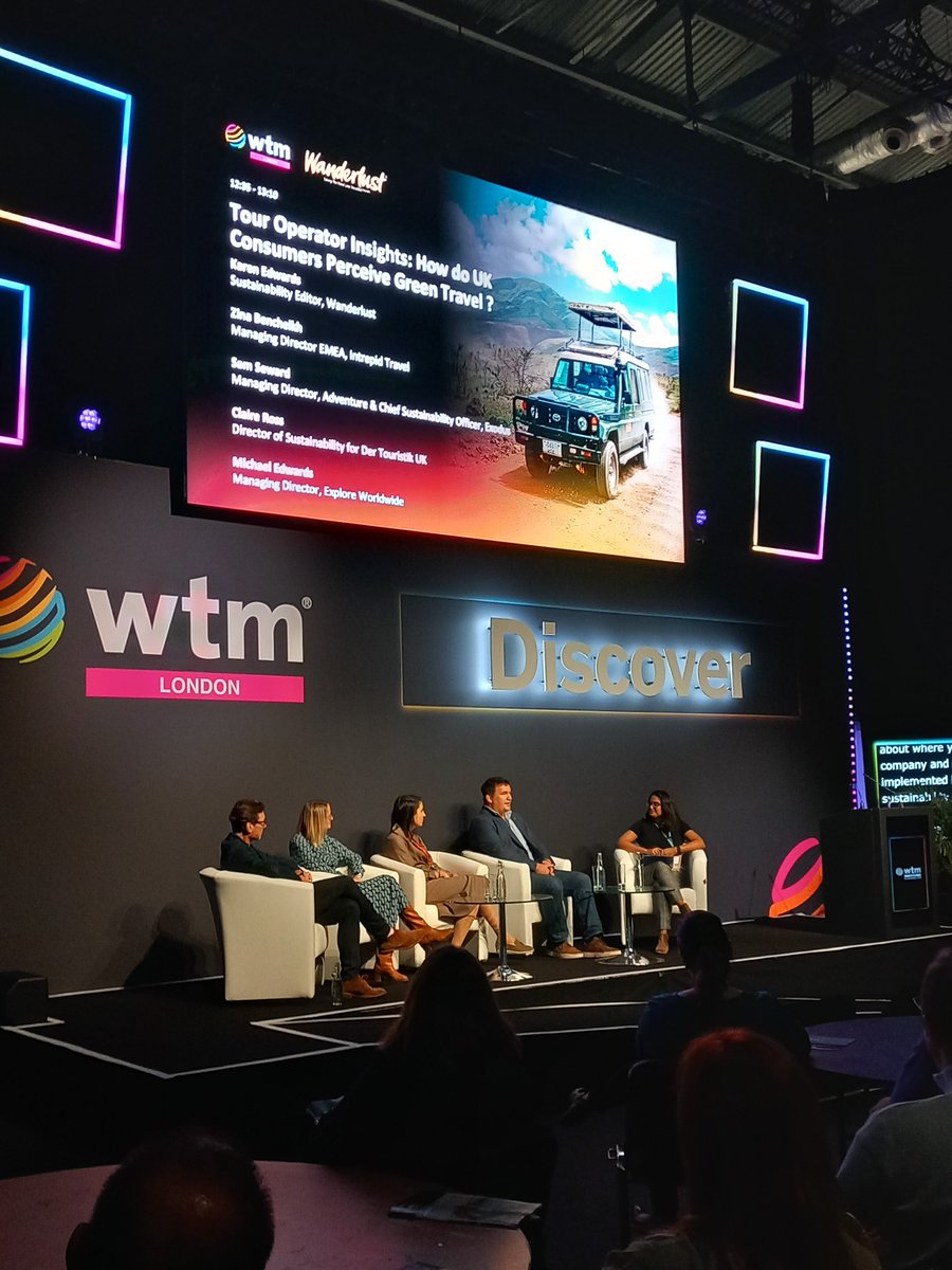 travelmattersuk's tweet image. Happy Monday peeps from @WTM_London 2023
Discover Stage. 
It's great to be back #travel #maketravelmatter