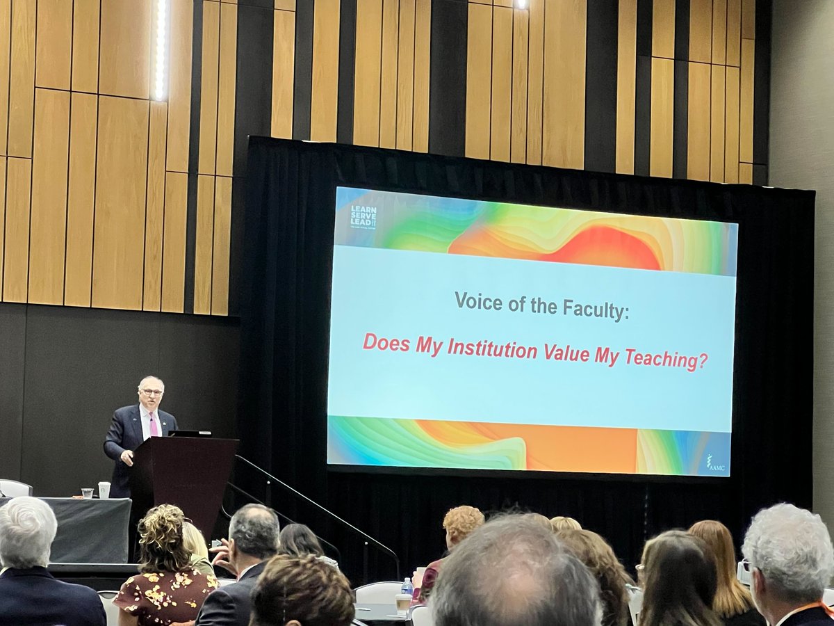 Harvard Macy scholar <a href="/AdiHaramati/">Aviad Haramati</a> facilitated an amazing discussion yesterday at AAMC's annual meeting - "Voice of the faculty: does my institution value my teaching?"