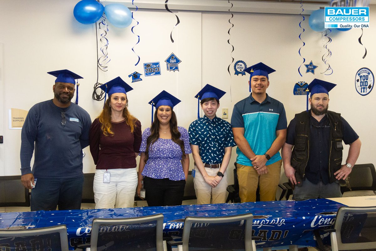 At BAUER, promoting leadership from within is one of our core philosophies. We would like to congratulate the BAUER Leadership Training class of 2023 and look forward to their future here at BAUER.

#BauerCompressors #Leadership #WorkCulture #WorkCultureMatters #PromoteFromWithin