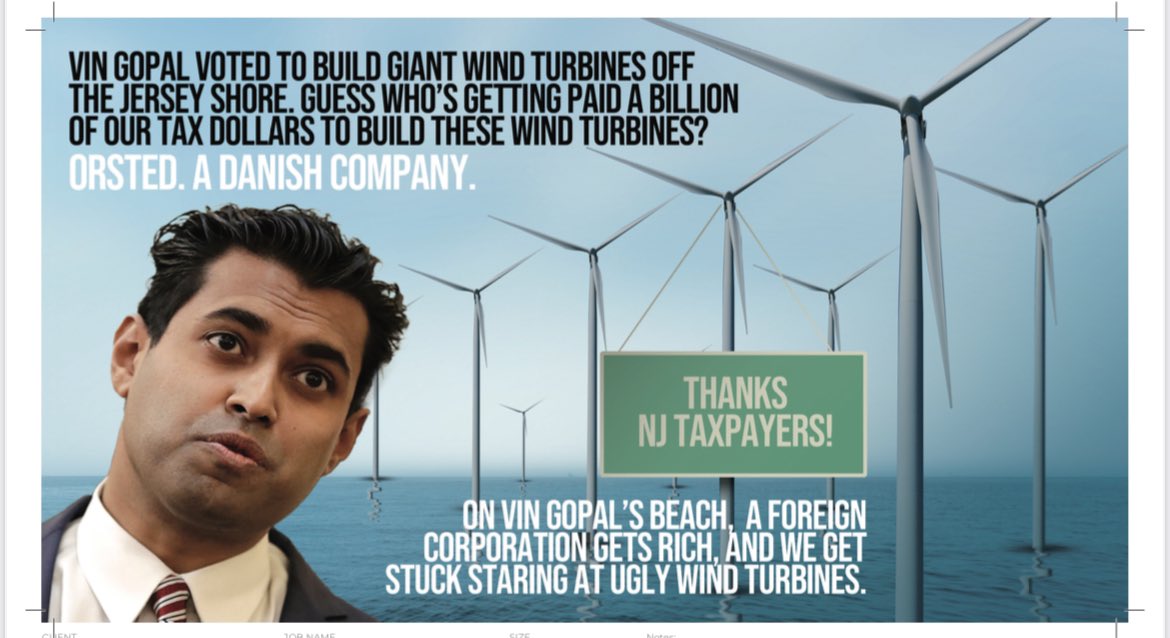 Vote out <a href="/vingopal/">Vin Gopal</a> - remember he voted Yes to bill S3926 and took away Home Rule from our towns! Therefore, giving Murphy the go ahead to DESTROY our oceans! He supports #osw and calls us conspiracy theorists. gopalgohome #gopalsgottago #newjersey #savejerseyshore #stoposw #nj