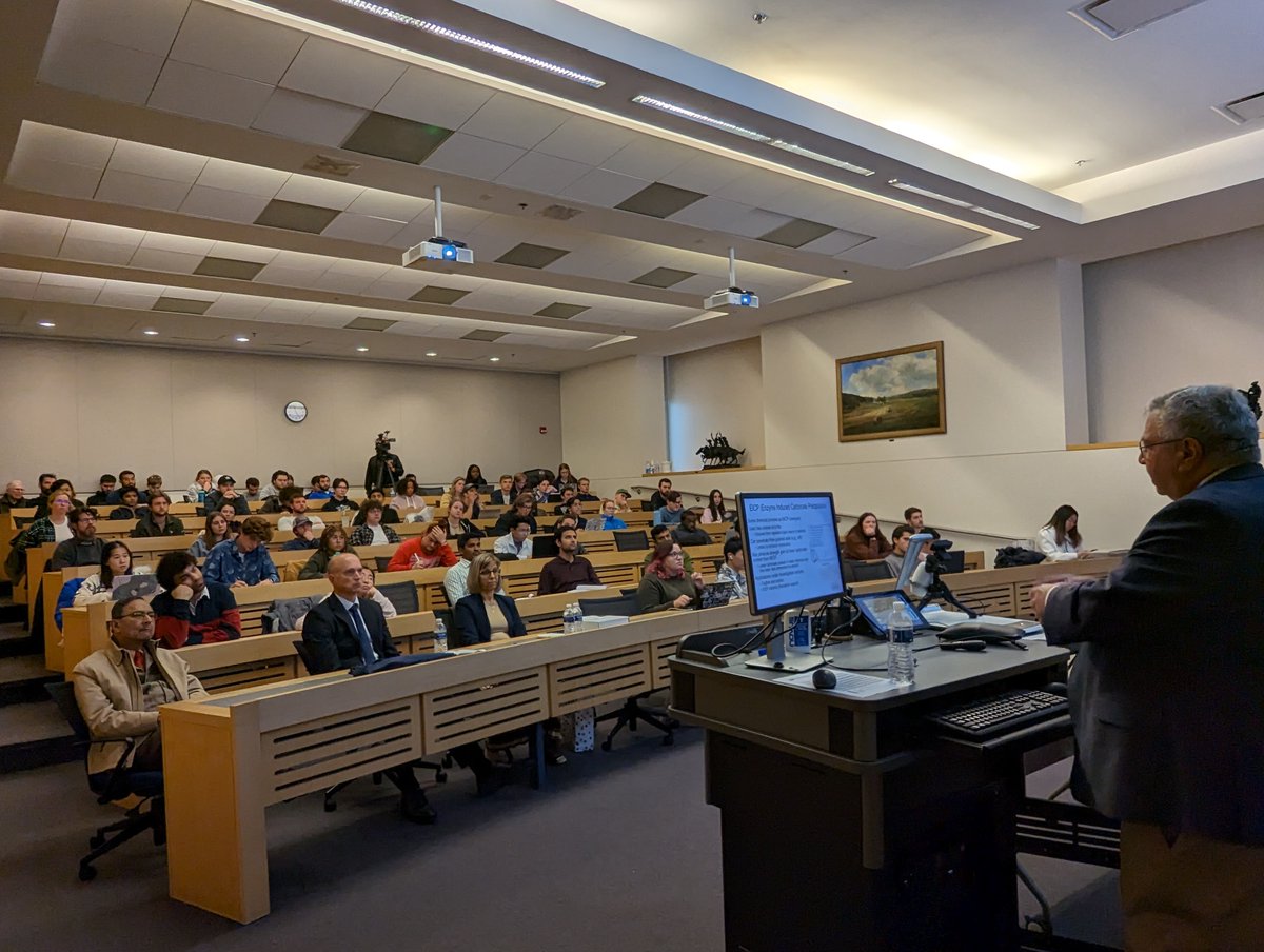 Prof_R_Salgado's tweet photo. Prof. Ed Kavazanjian of @asu civil engineering delivered the 18th C.W. Lovell Lecture at @PurdueCE on Friday, November 3rd. The lecture covered biogeotechnics,  with focus on biomediated cementation of soils. https://t.co/hZzeNnte1m
