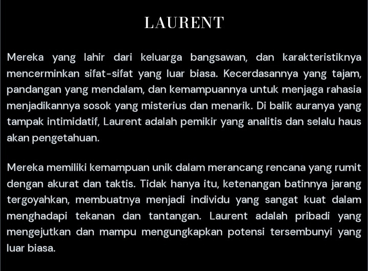 Because there’s an unclaimed slot, we’re giving ONE FREEPASS to a lucky person. If you want to be a part of our Academy, repost this tweet and reply with your desired character. This offer is available until 00.00

(For your information, this slot is for the Laurent faction.)