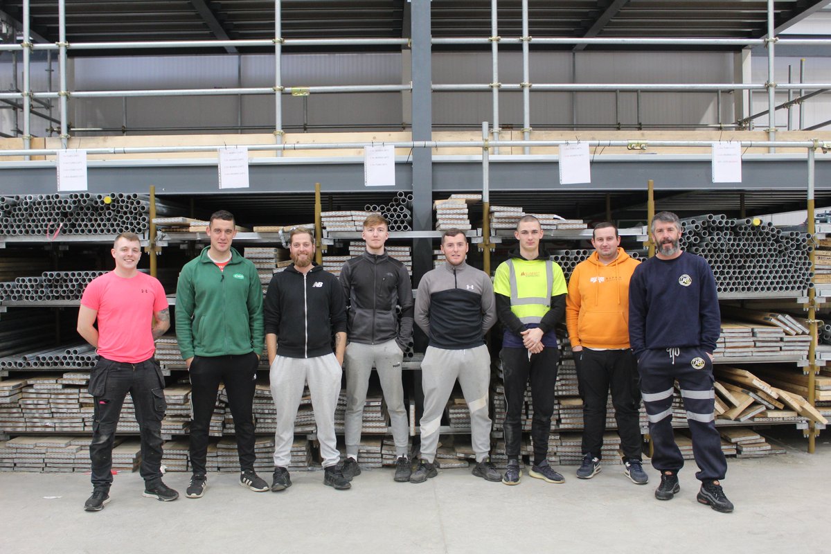 Congratulations to the learners from Group 5 who just finished Module 5 and 6! For more information on our Apprenticeship visit mountlucas.ie/scaffolding-ap… #Apprenticeships #construction #GenerationApprenticeship #earnasyoulearn #scaffolding #LOETB #ScalingNewHeights #SkillstoAdvance