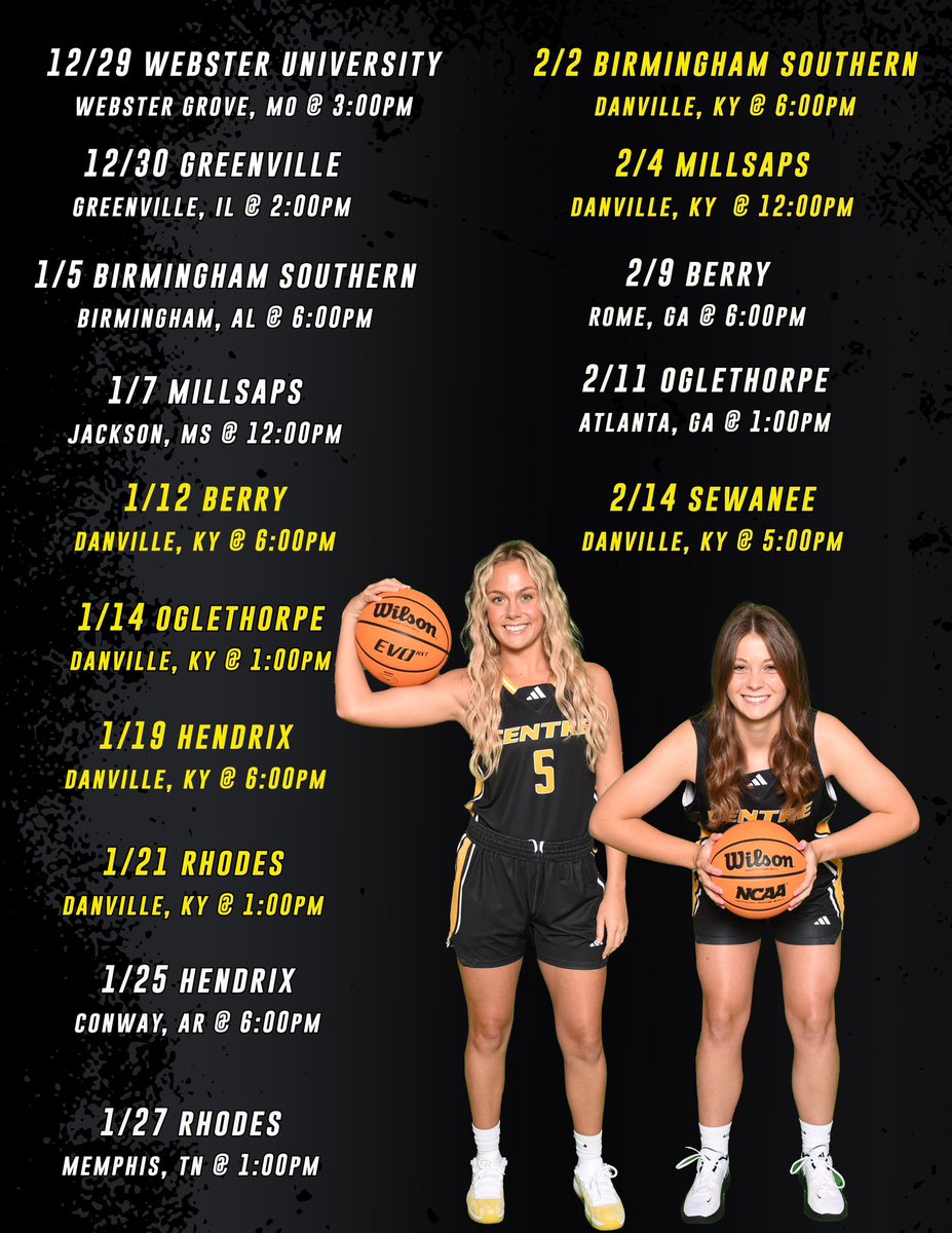 It’ssssss GAME WEEK😤😎 Season opener is this Friday at the Agnes Scott Classic😈 Go ahead and mark your calendars and come support CCWB this season 🏀