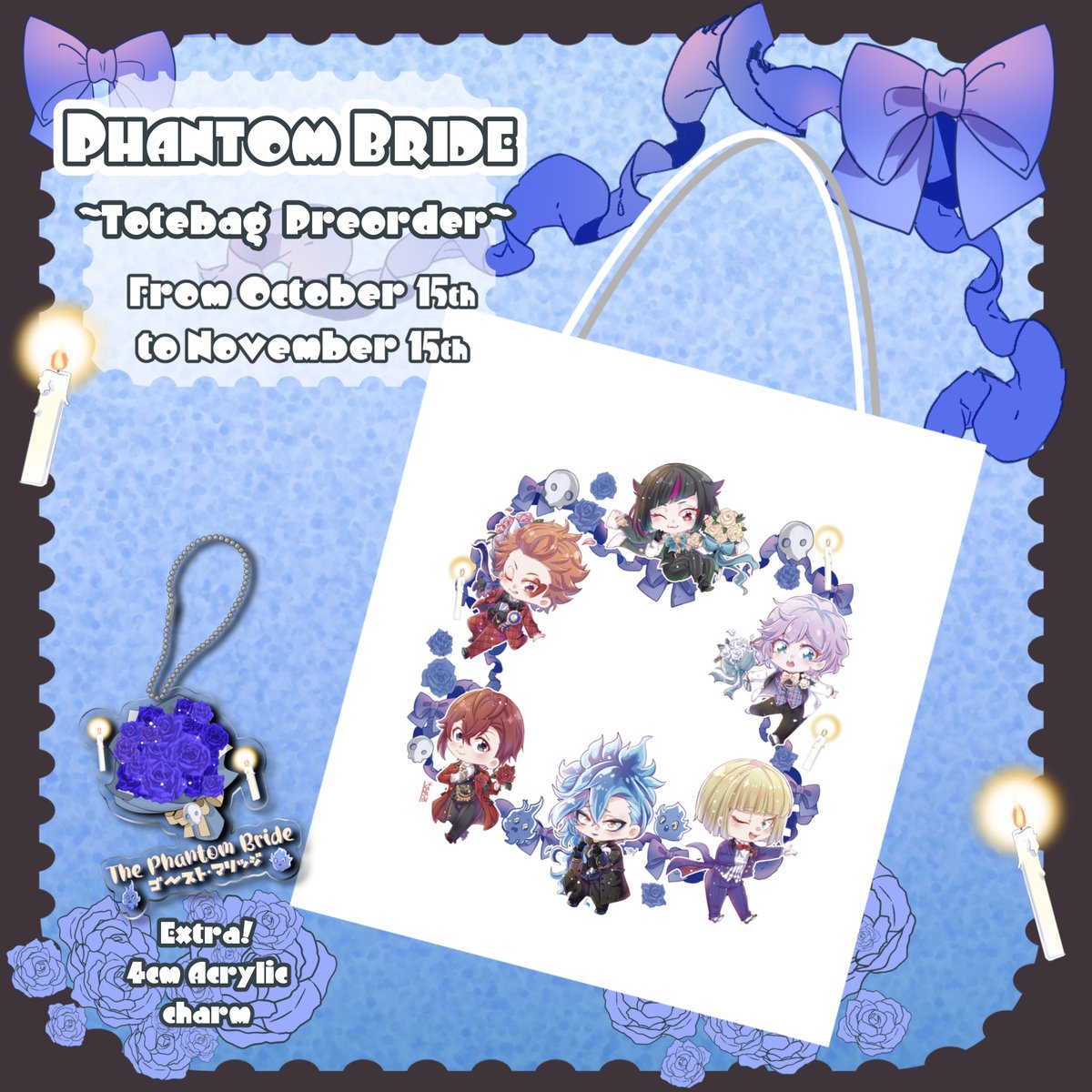 kamapon's tweet photo. ✨The Phantom Bride✨
NRC Suitors are ready to be on Totes, Charms, Stickers & Sticker sheets.
Chose your perfect groom ❤
🔹 https://t.co/RYyifatoWp
&
🔹 https://t.co/gzkbJdANxX
RTs help a lot!🙏
#twistedwonderland #twst #disneytwistedwonderland #phantombride #neuh https://t.co/NwjCyfJUY7