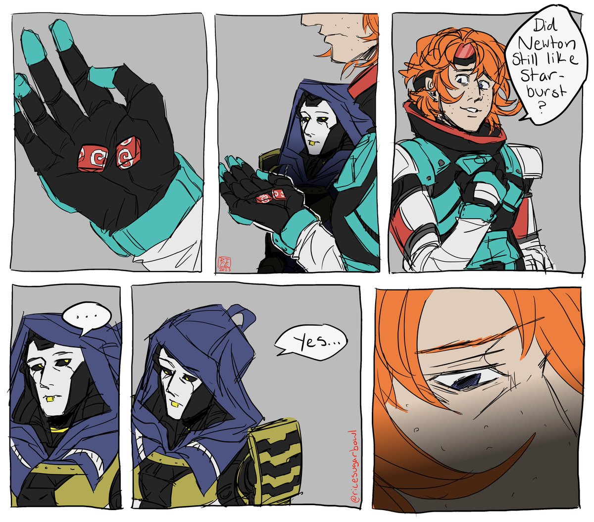 RiceSugarBowl's tweet photo. 3-4 hr comic.
I'm trying to do digital art more... I haven't drawn them in ages ;-; 

#ApexLegendsFanart #HorizonApexLegends #AshApexLegends #brokengravity https://t.co/QKQp4RDeHG