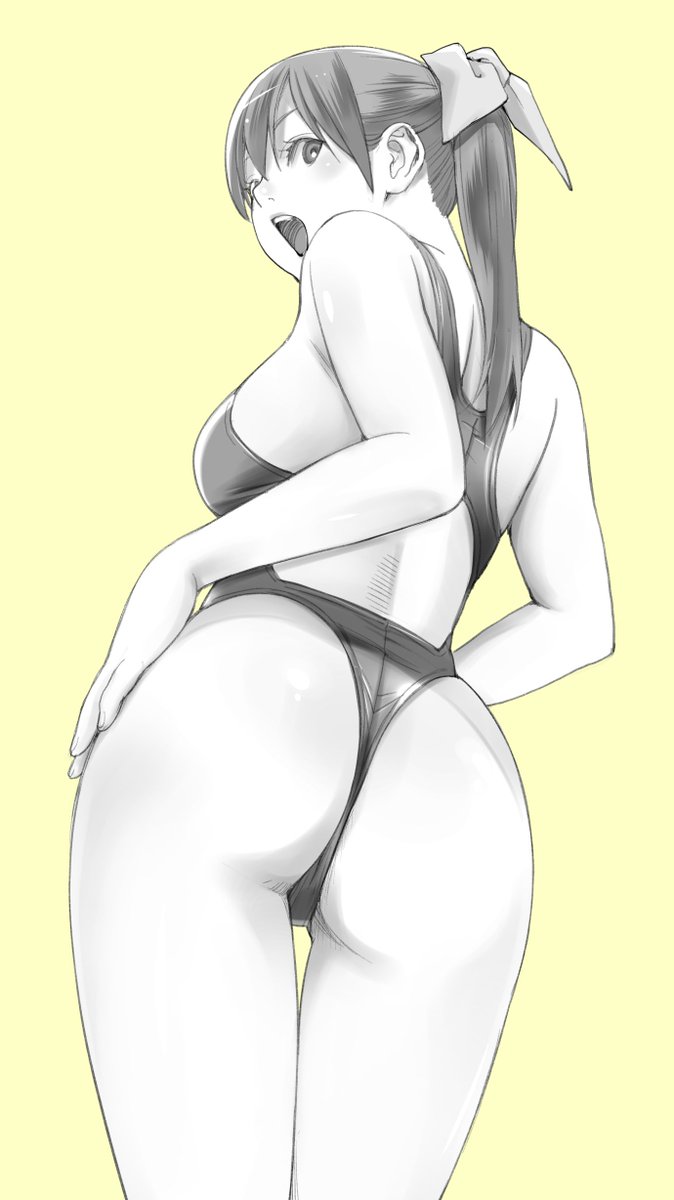 持ってきてた水着がTバックだったと気づいたところ。 