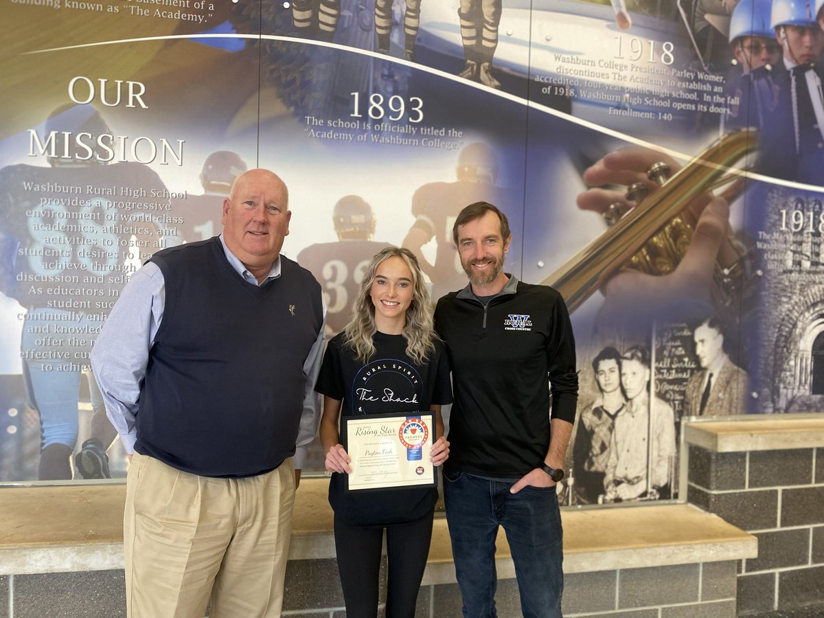 Charlie Nimz (@wrhs_ad) on Twitter photo Congrats to <a href="/RuralXC/">Washburn Rural XC</a> Runner Payton Fink being named the Rising Star of the Week for her monster performances down the final stretch of the season. Congrats to <a href="/RuralXC/">Washburn Rural XC</a> Runner Payton Fink being named the Rising Star of the Week for her monster performances down the final stretch of the season.
