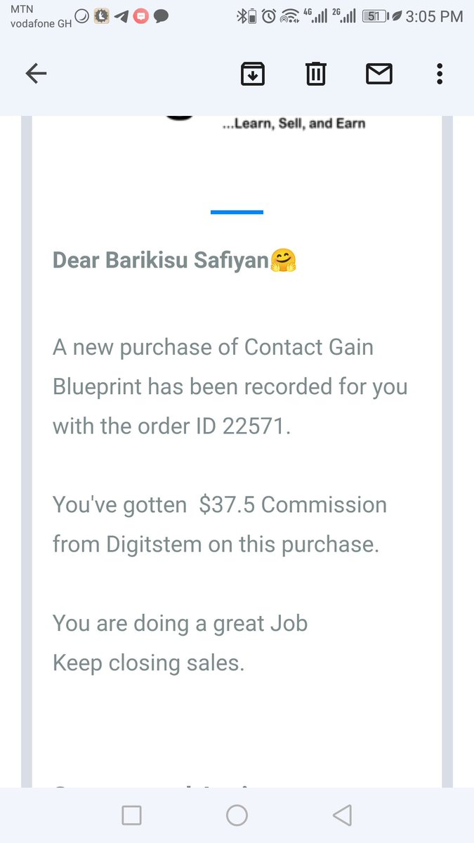 RhDesignspace's tweet photo. I finally made another sale after a week of not receiving any alert😩
Thanks to @digitstem for this opportunity and thanks to my coach for the motivation @KofiOpo77900458 https://t.co/JbxY05jnPu