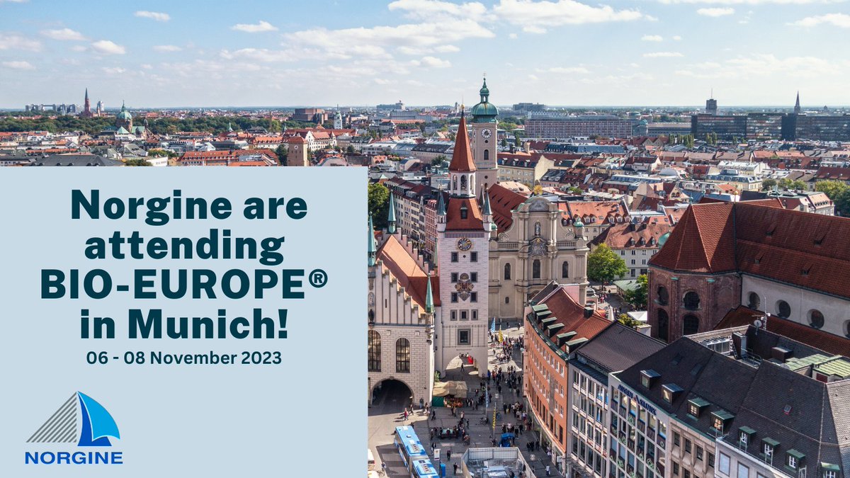 Norgine are excited to attend #BIOEurope in Munich, 6-8 November!