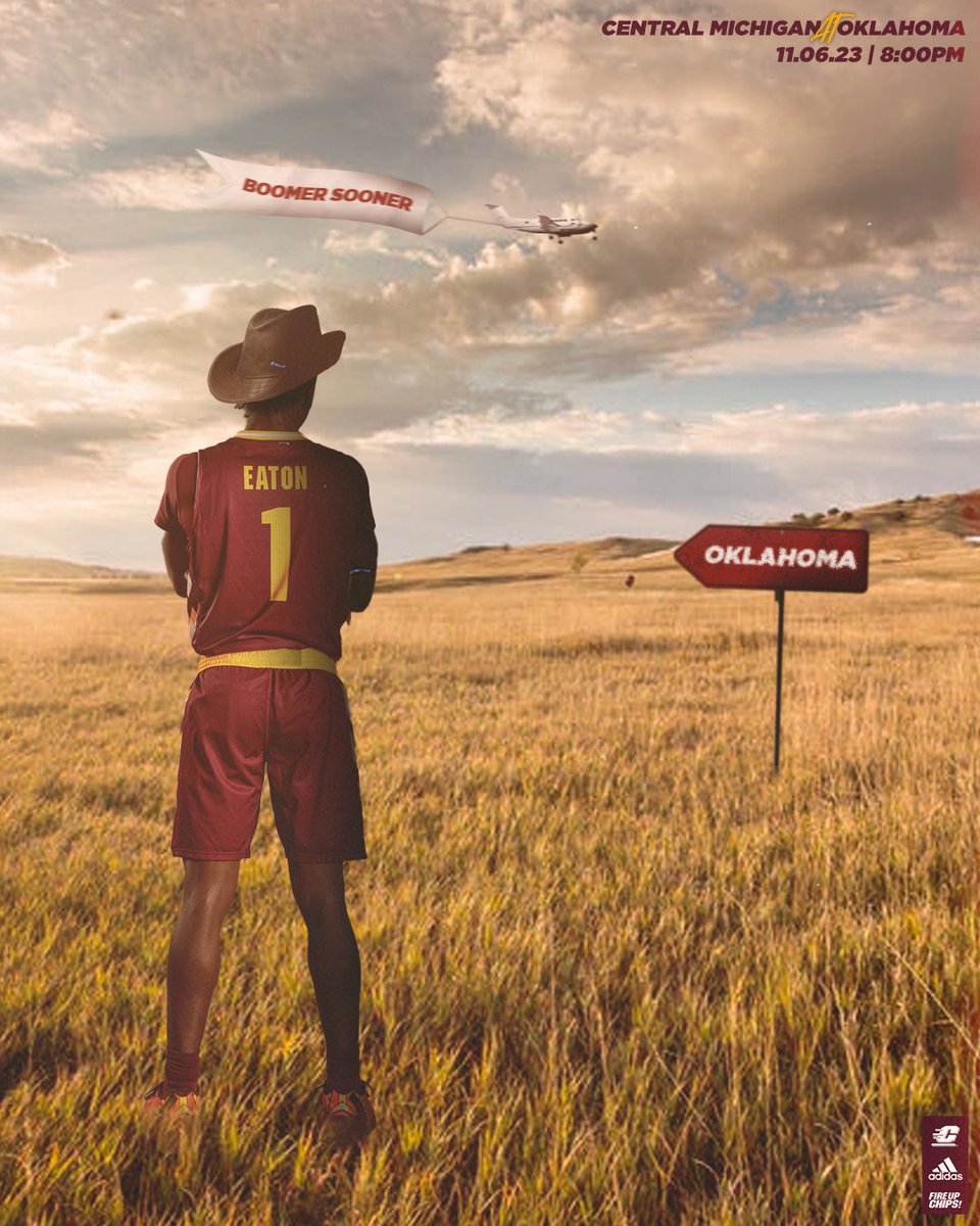 🏀 𝙂𝘼𝙈𝙀 𝘿𝘼𝙔! 🔥⬆️

<a href="/CMUMensBBall/">CMU Men's Basketball</a> Season Opener

🆚 Oklahoma
🗓️ Tonight
⏲️ 8 p.m. ET/7 p.m. CT
🏙️ Norman, Okla.
🏟️ Lloyd Noble Center
📺 #espn+
📽️ pulse.ly/7gt5zqqaqx
📻 pulse.ly/g9thnwzh3w
📊 pulse.ly/4ipv4u5pl5

#FireUpChips 🔥🆙