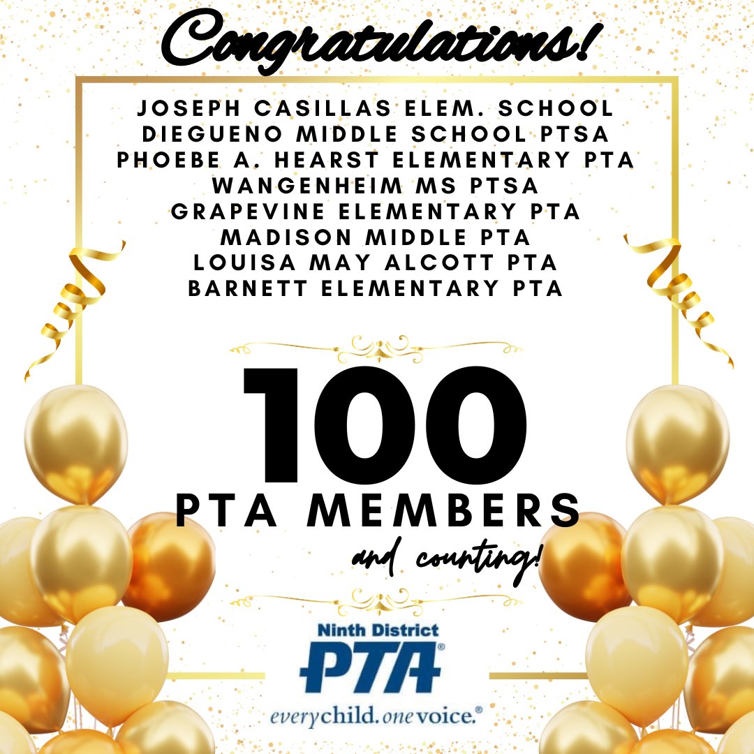 🎉 Our units continue to grow! Great work continuing to bring in members! Welcome to the💯 Member Club!Congratulations to the following units on reaching the 100 member milestone! 

**Please note there may be a delay from receiving official member totals.