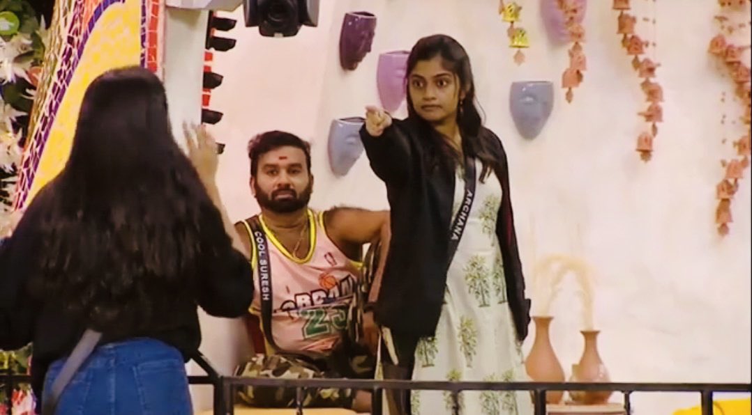 Ganesh_Gansi's tweet photo. Capture the frame da dei 🔥🔥🔥
#Archana 
#BiggBossTamil #BiggBossTamil7 
#BBTamilSeason7 https://t.co/KjQG9vNxOJ