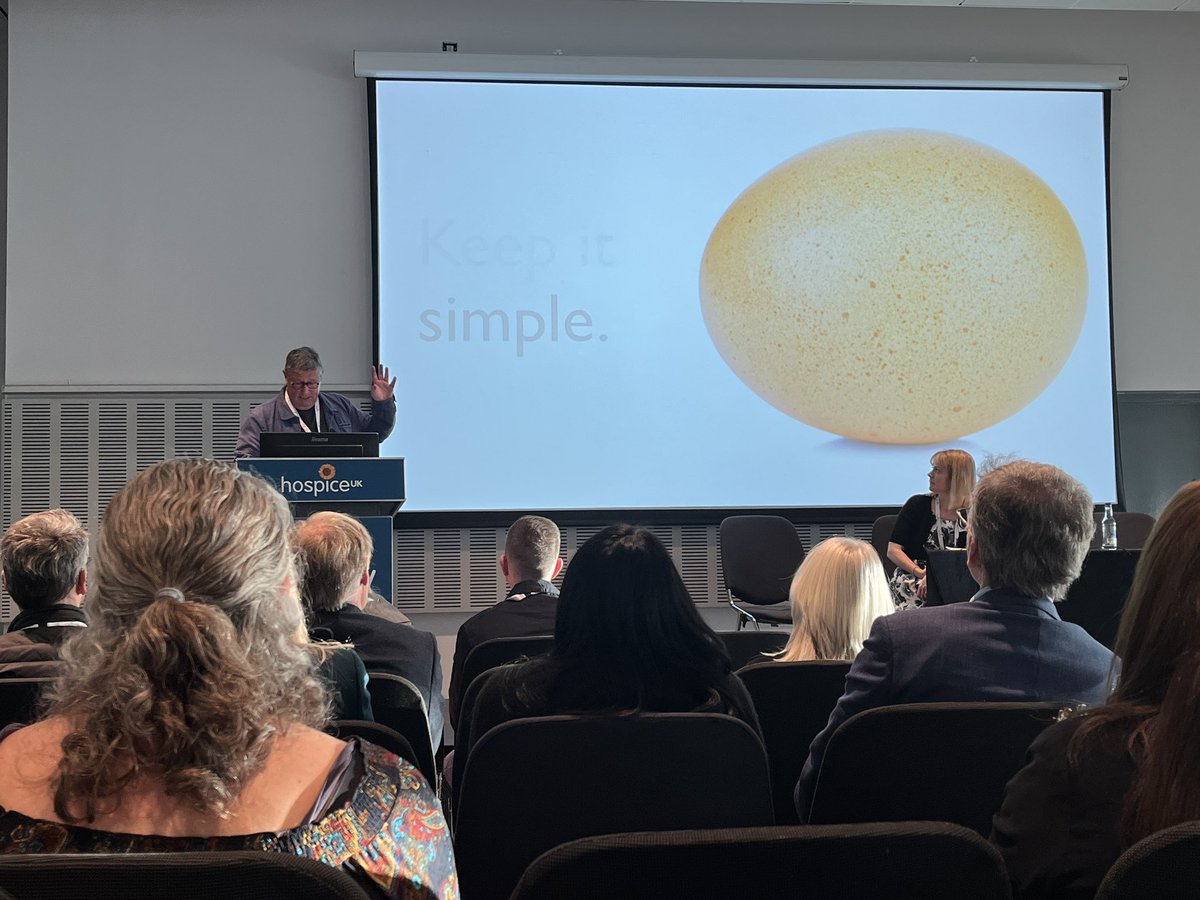 Howerd Booth delivered a great presentation. Funny and insightful but kept it simple talking about hospice partnerships.