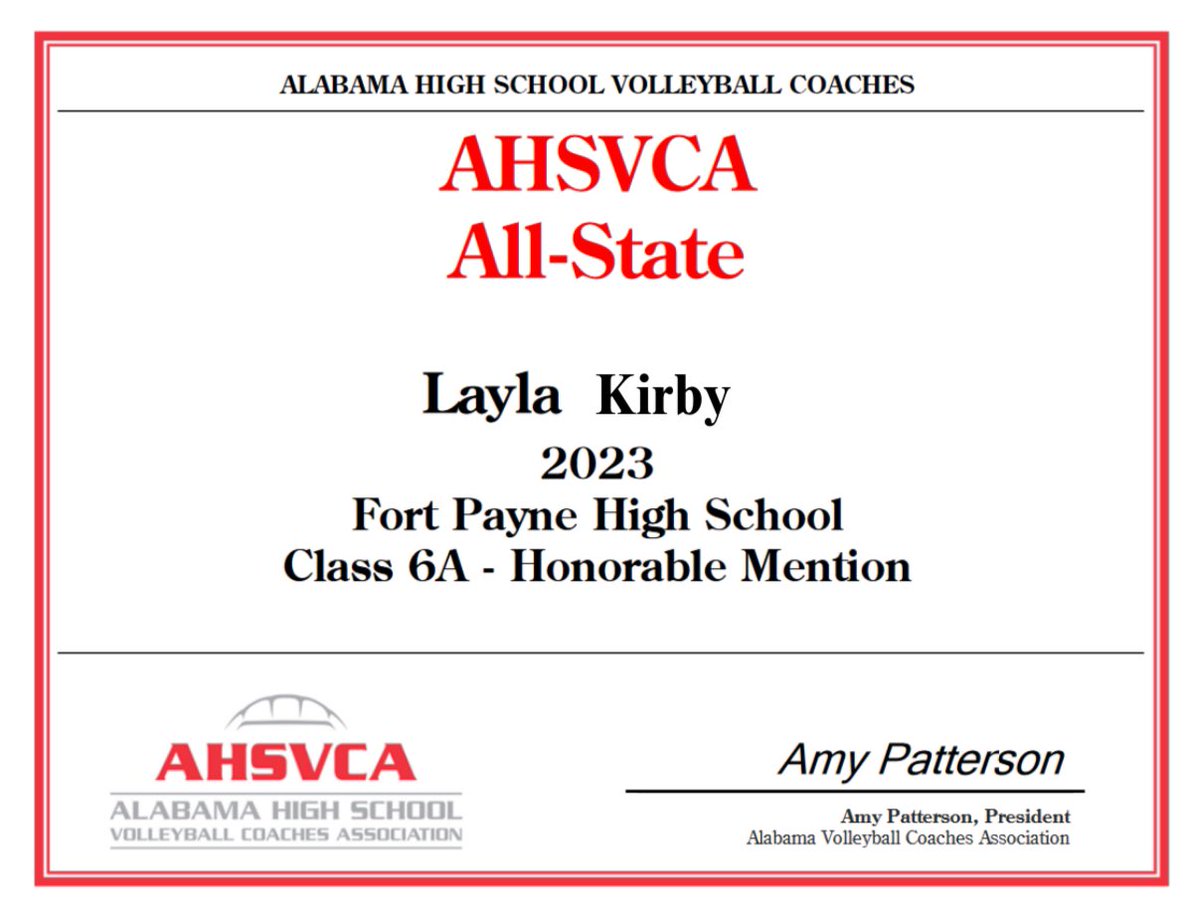 FPVBALL's tweet photo. Congrats to @laylakirby6 and @VannahG30 being named @ahsvca 6A All-State Honorable Mention!
#FPVB https://t.co/2OmR6PJt6N