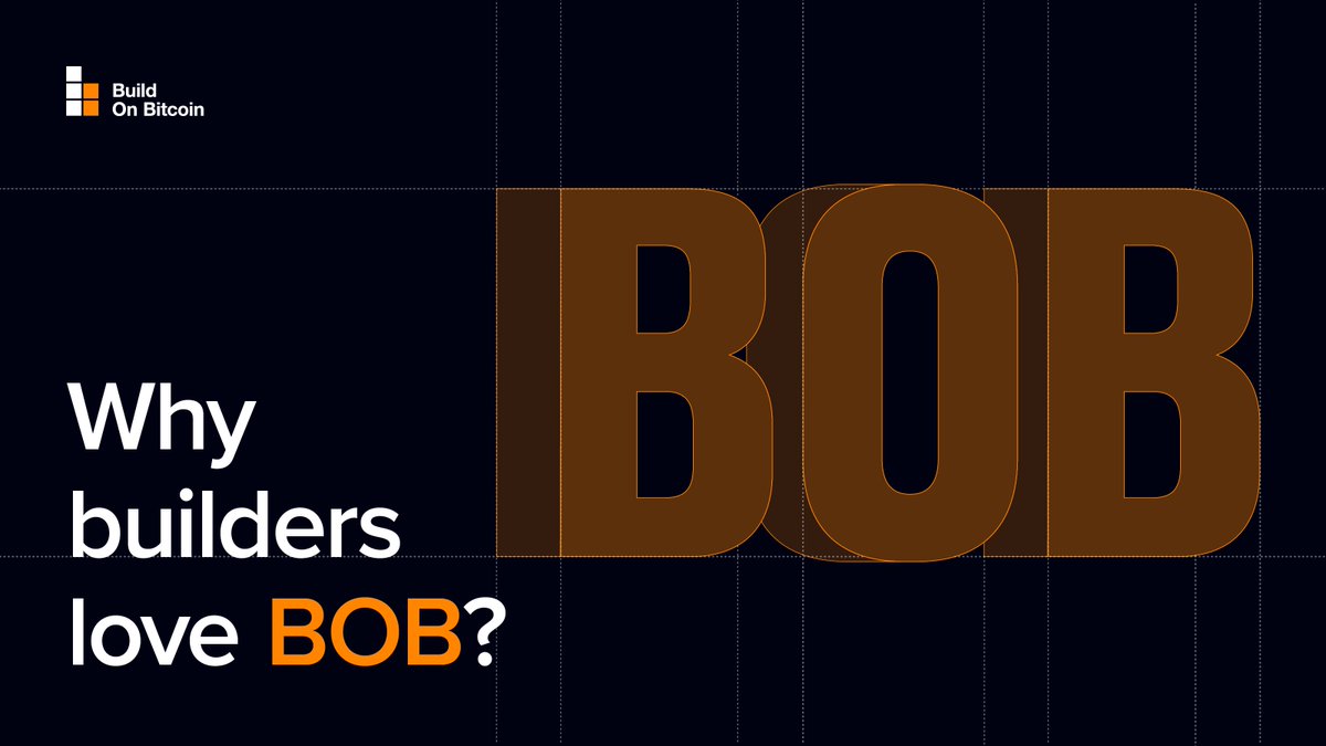 Meet BOB - the new layer 2 #BTC stack on the block with EVM compatability.  Built by developers, for developers. ⚒️ A quick 🧵 on why developers love  building on BOB. 🏗️