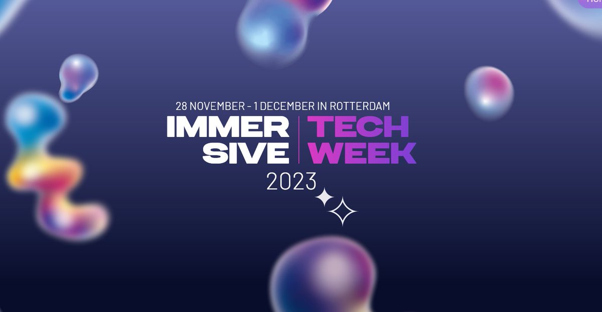 EDFVR Get-Together bei der Immersive Tech Week in Rotterdam