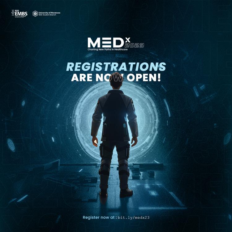 The first ever Healthcare Ideathon, MEDX 2023 held exclusively for all medical undergraduates of Sri Lanka✨

Registrations are now open

Link : bit.ly/medx23
Instruction manual : bit.ly/guide-medx
#MedX #EMBS #IEEE #UoM