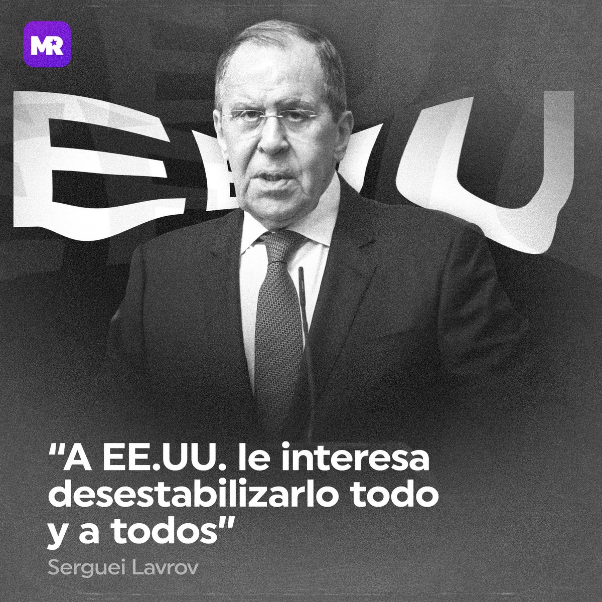 "A EEUU le interesa desestabilizarlo todo y a todos"

Ninguna de las "aventuras exteriores" de EEEUU de los últimos 50 años, empezando por Vietnam, ha beneficiado al país o a la región en cuyos asuntos intervino Washington, destacó el ministro de Exteriores ruso Serguei Lavrov.