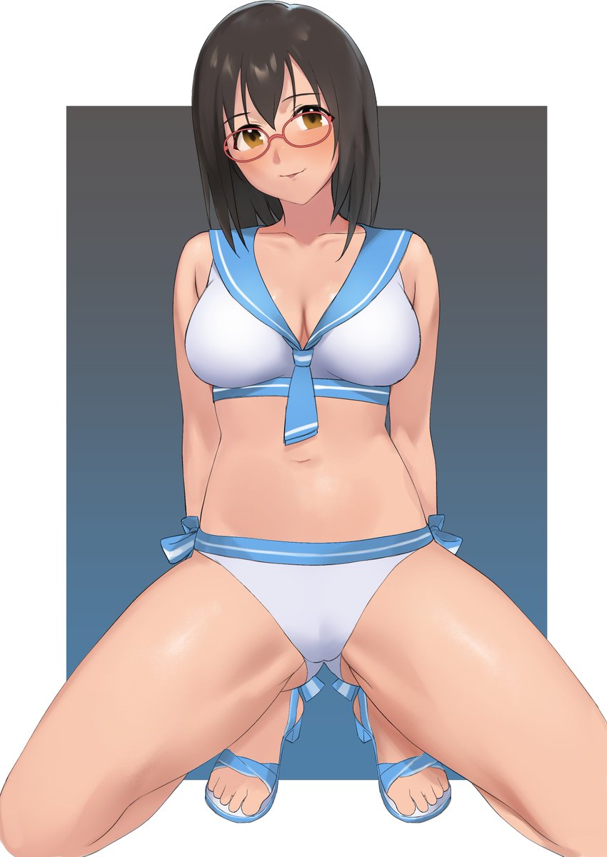 #意味不明に暑いので水着絵を投げる祭 
意外と水着絵ありました(ちょっと直した) 