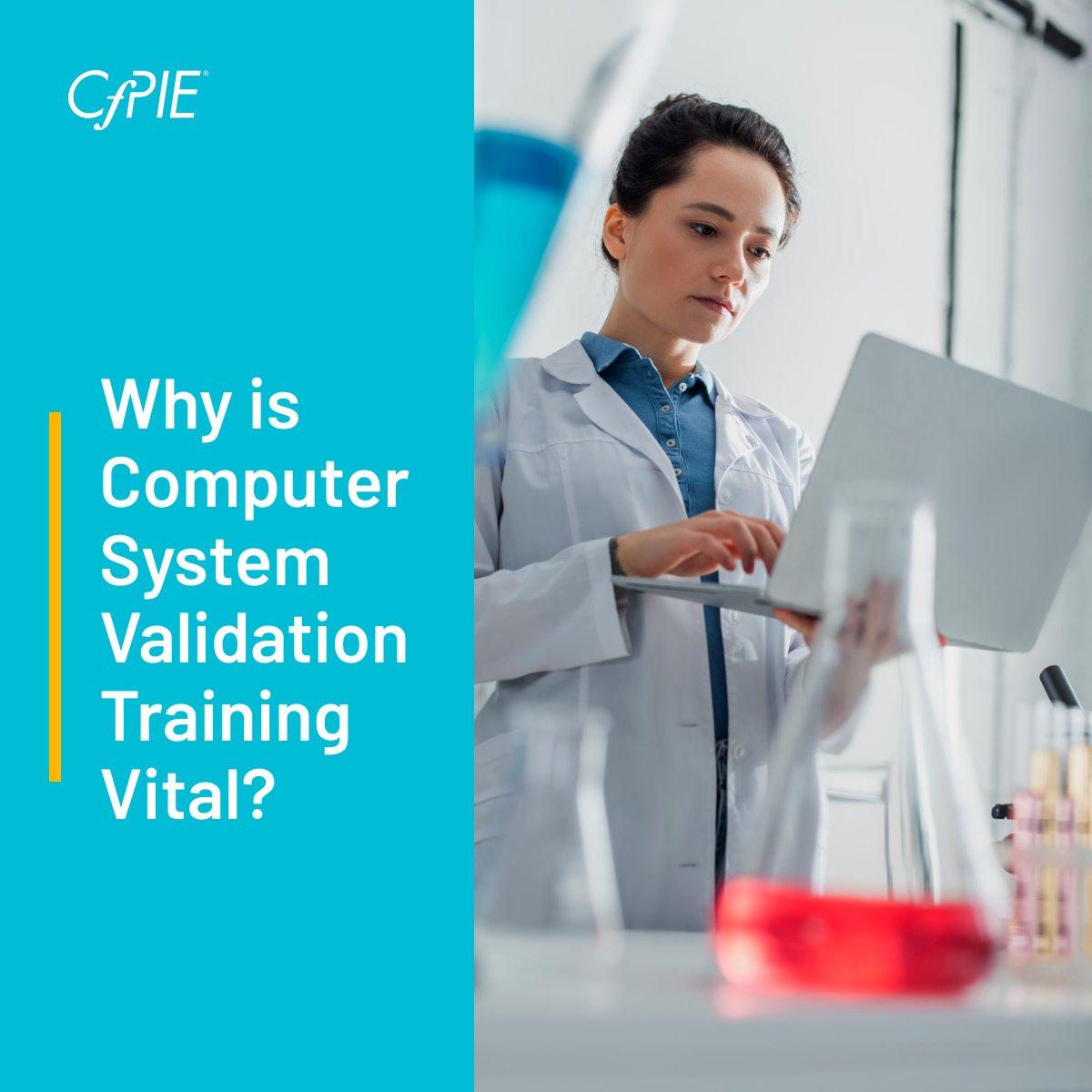 CfPIE's tweet image. Why do you need computer system validation training? Safety for the consumer is paramount and computer system validation is a major component of that process. Securing data management, quality control, and regulatory reporting is the key to consumer safety cc94.co/46ZNzuo