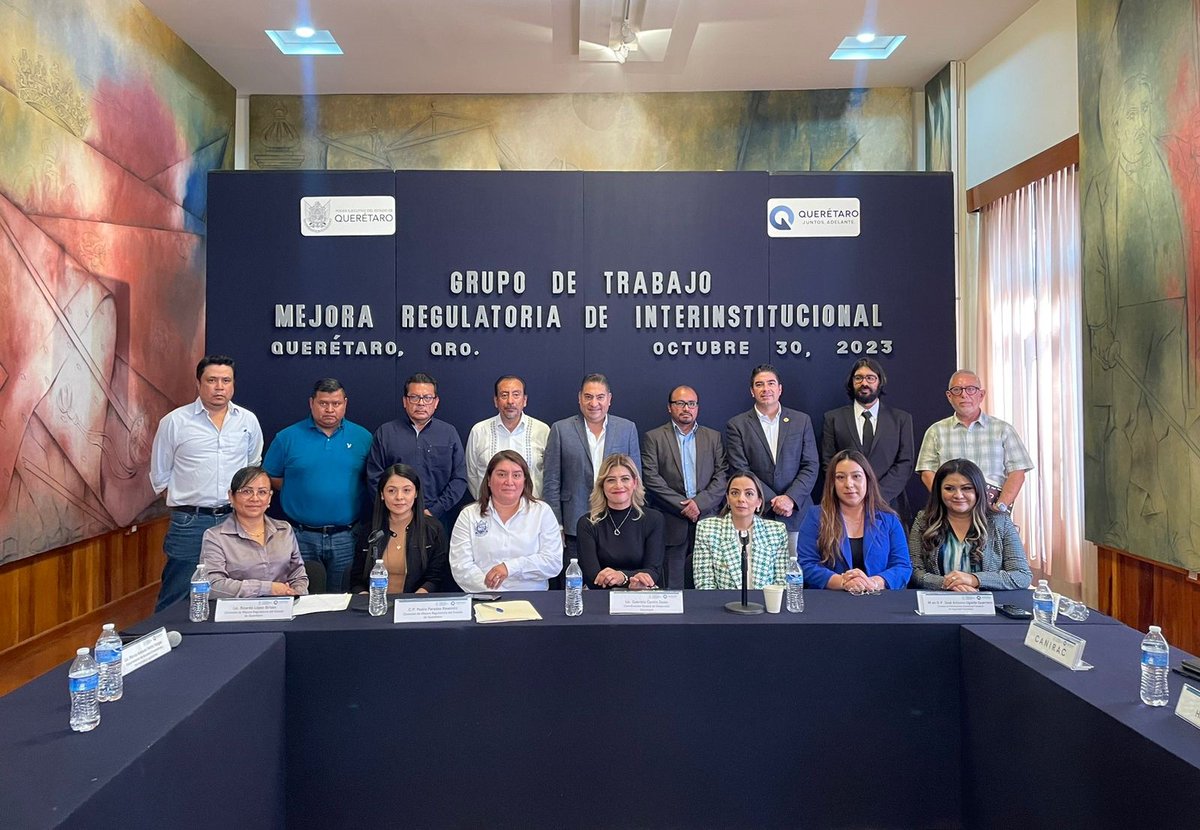 Con la finalidad de focalizar esfuerzos en Mejora Regulatoria y unir a los municipios mediante la
entrega de un proyecto de Reglamento único municipal, la CMER del Estado de Qro encabezó la creación del Grupo Interinstitucional de Mejora Regulatoria.
#Contigo