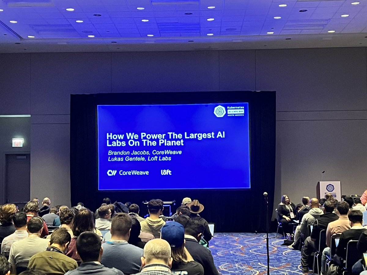 How We Power the Largest #ai Labs on the Planet with Brandon Jacobs from @CoreWeave and Loft’s very own Lukas Gentele #gpu #kubernetes #vCluster