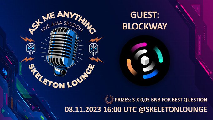 ama_tracker's tweet photo. 🪇AMA Announcement from @skeletonecosys with @Blockway_OFC!
#skeleton is advanced tools for crypto.
#Blockway is blockchain project with a mission to make blockchain technology accessible to everyone.
🗓️ Nov 8, 16:00 UTC
🔻 https://t.co/mjTSFBNiVf
#AmaTracker https://t.co/39CN18nAbA