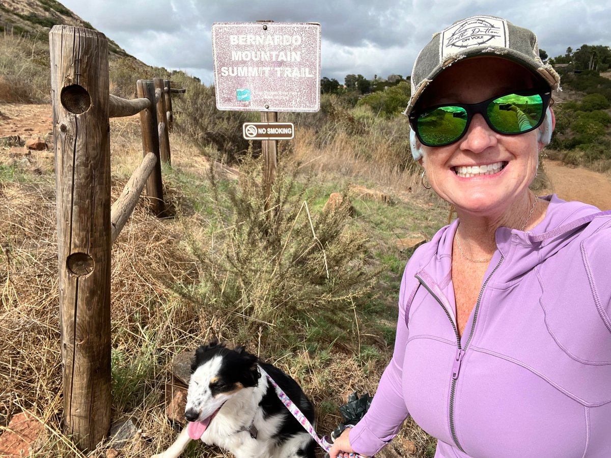 sdrvc's tweet image. Coast to Crest Challenger Karen Kissinger.

#C2CChallenge #SDRVC #SDRP #SanDieguitoRiverPark #SanDiego #SanDiegoCounty #SoCal #California #NorthCountySanDiego #NorthCounty #LakeHodges #BernardoMountain #DelDiosGorge #SanDieguitoLagoon #VolcanMountain #RattlesnakeViewpoint