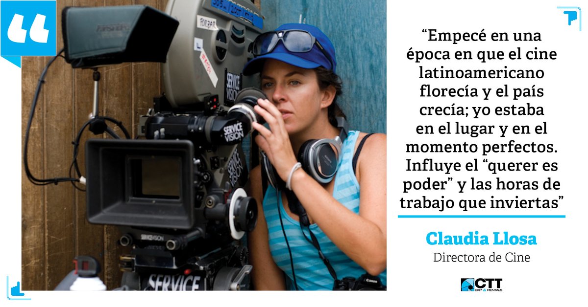Claudia Llosa dirigió 'La teta asustada',  ganó el Oso de Oro y el Premio de la FIPRESCI en la Berlinale 2009, el Goya a la Mejor Película Iberoamericana y fue candidata al Óscar.

#CTT #Cinefotografía  #Cinefotographer  #CTTRentadeEquipodeCine #Claudiallosa #latetaasustada