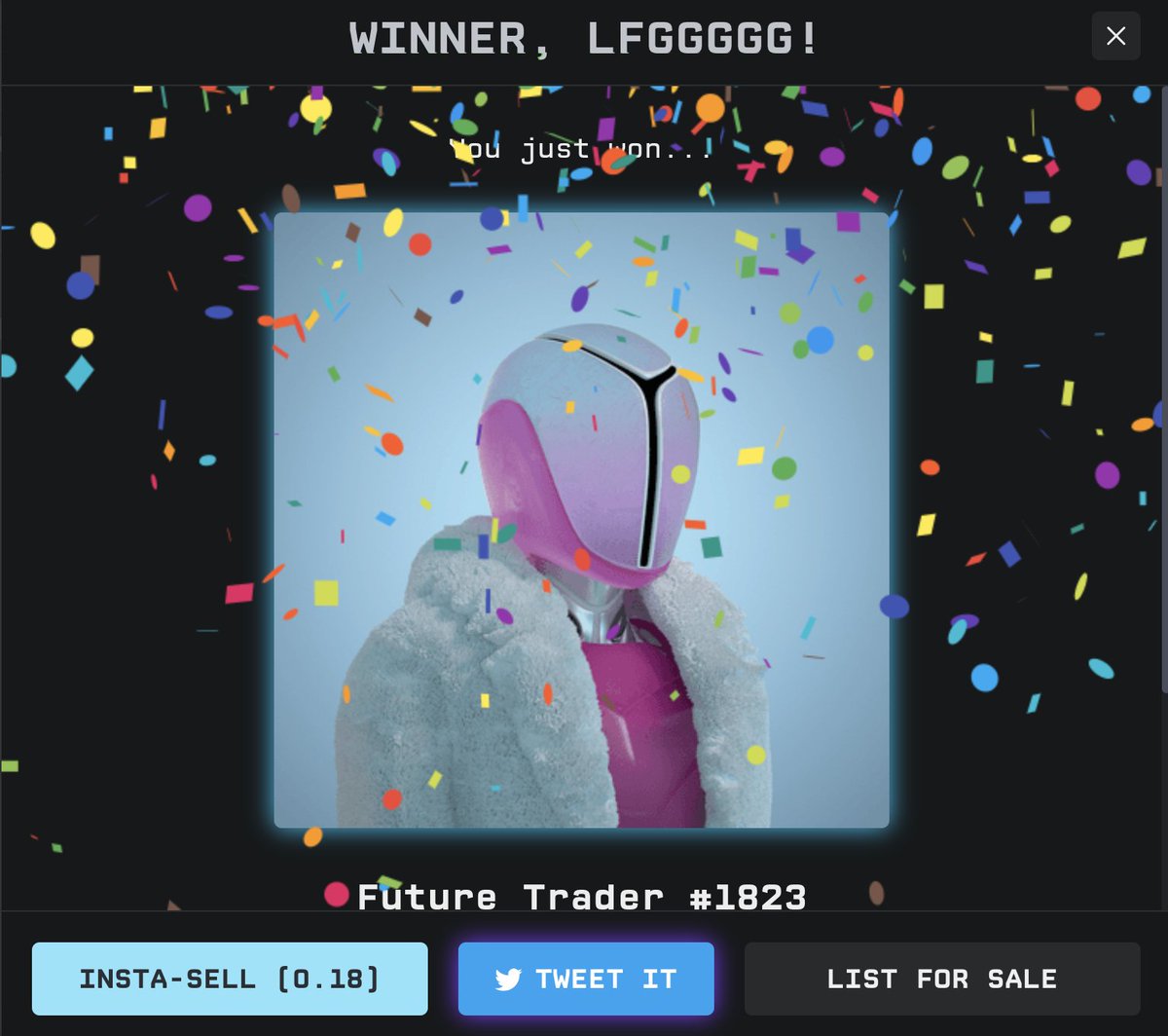 solenus's tweet image. 1️⃣ Hit #DegenMode on decalls.io &amp;amp; snagged some $SOL.

2️⃣ Took those gains &amp;amp; gambled on a 50% Lucky Buy @tensor_hq.

3️⃣ Scored a #FutureTrader NFT from the @DeCallsNFT stash.

4️⃣ Now? I&apos;m raking in passive rev-share.

The journey from play to pay just got real! 🚀💸