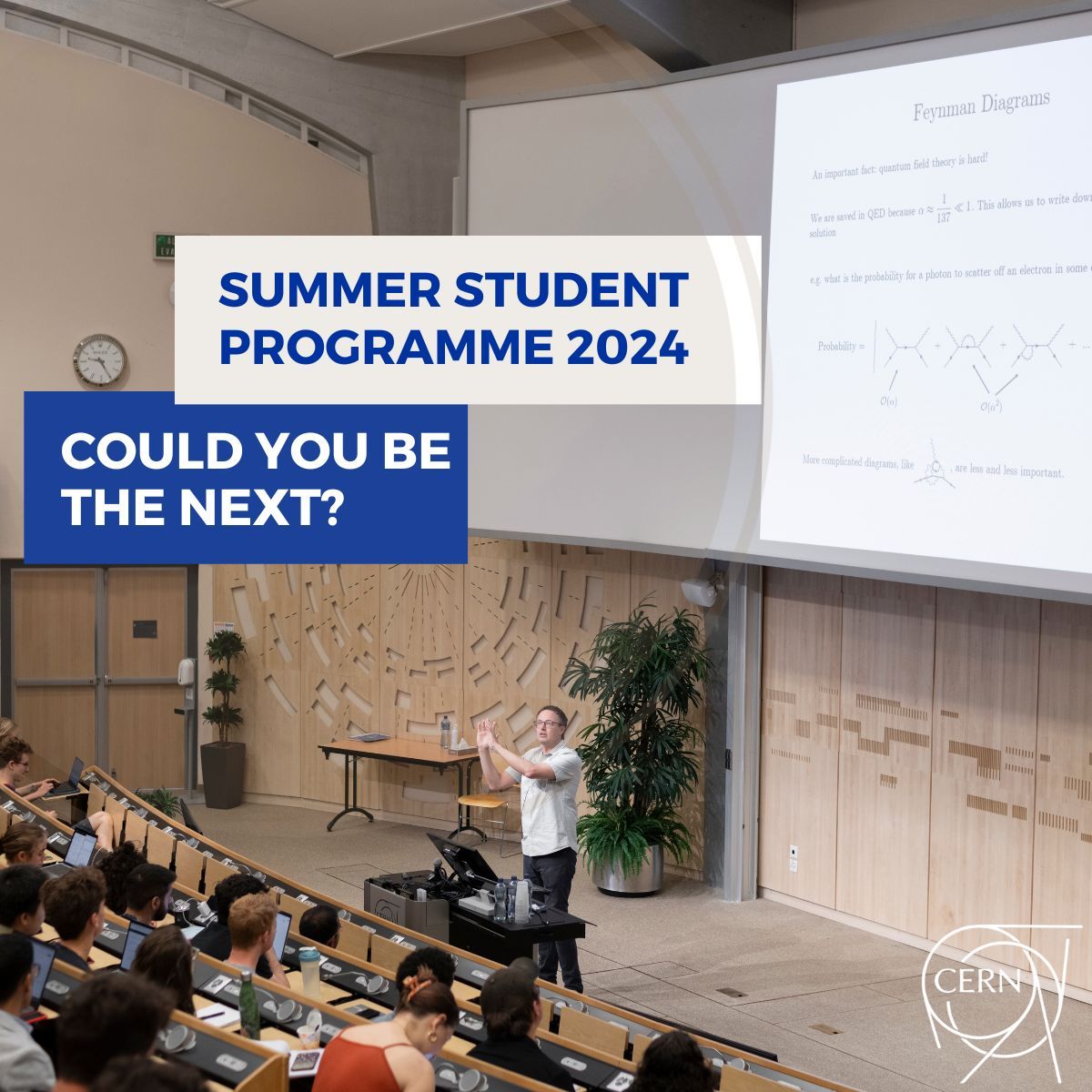 Do you have any plans for next summer? ☀️ CERN’s Summer Student Programme is now open for applications. This programme is open to nationals of both Member and Non-Member States. Learn more and apply: careers.cern/summer CERN. Take part! #CERN