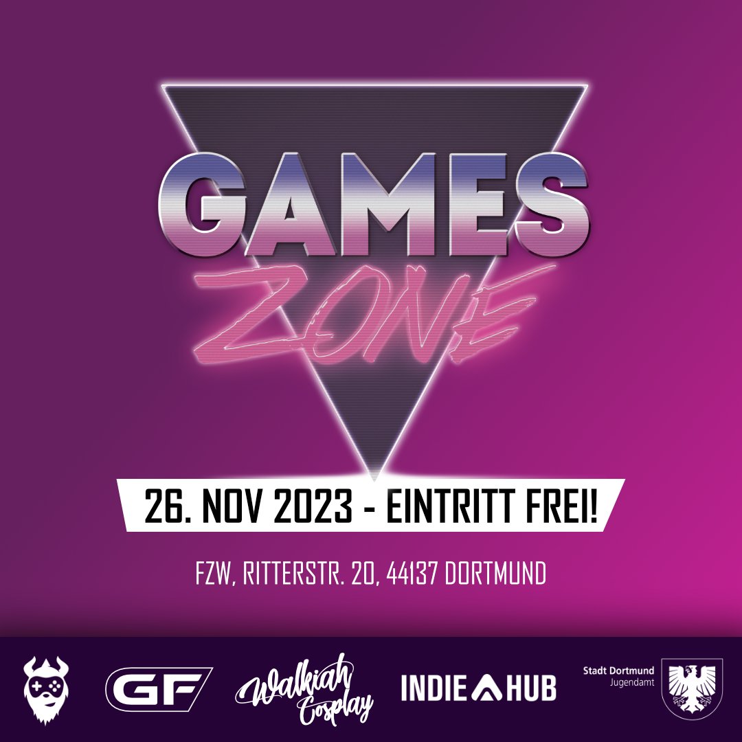 📢 An alle Indies: Für die #GamesZone am 26.11.2023 in Dortmund vergibt der @INDIEHubNetwork noch Stände für sein Showcase. Anmeldeschluss ist der 18. November. #GZfzw #GZdo
✍️ Zum Formular: bit.ly/3MvUaEA