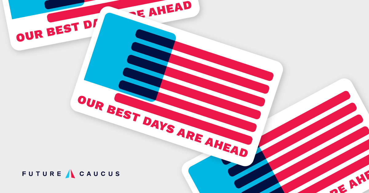 futurecaucus's tweet photo. Wow! We love seeing your reactions to our new brand launch. Keep 'em coming! 🤩 #FutureCaucus https://t.co/OlzvrPJfXj