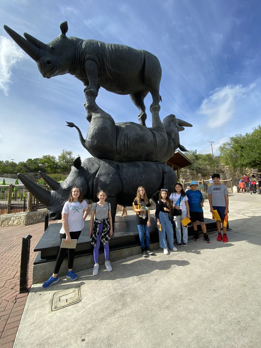 StrausGT's tweet photo. GT SA Zoo Takeover! 
Students  conducted research for their Zoo Unit projects.   @NISDGTAA  @NISDJefferson  @NISDZachry  @ZachryGT  @RootEdSA @NISDStraus https://t.co/QtdYRzLTFt