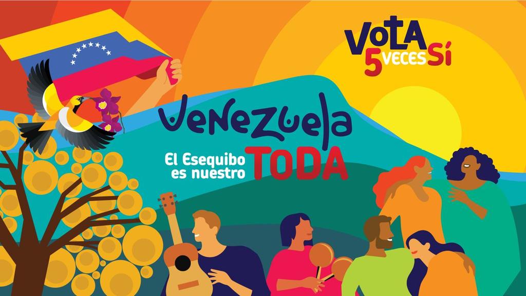 Desde Amazonas alzamos nuestra voz en defensa del Esequibo.

La integridad territorial de Venezuela depende y la reafirmamos nosotros, vamos todos a votar en el Referéndum Consultivo Constitucional 🇻🇪

#SiPorElE5equibo
#ElEsequiboEs5VecesSI
#SíPorElE5equibo #Amazonas
