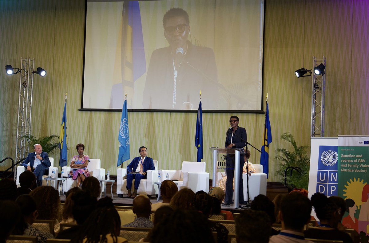 MichMuschett's tweet photo. As part of @GlobalSpotlight in the Caribbean, UNDP has focused on data and institutional strengthening for addressing #GBV.
Proud of @PNUDLAC for leading the #KnowledgeFair, a space for collaboration and innovative action in the region.
https://t.co/ywK27pPHse
#Knowledge4Action https://t.co/MQCW3DDhRu