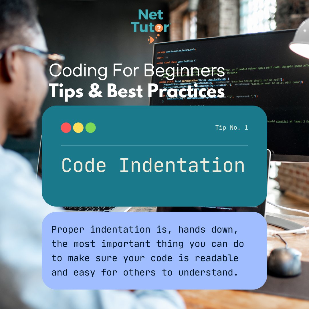 nettutor's tweet image. Have you learned all the different coding indentation styles have you learned? K&R, OTBS, and Strousstrup? Do you need help making sure your indentation styles are clear and consistent? We can help!
NetTutor.com
#Coding #CodingTutor #OnlineTutoring